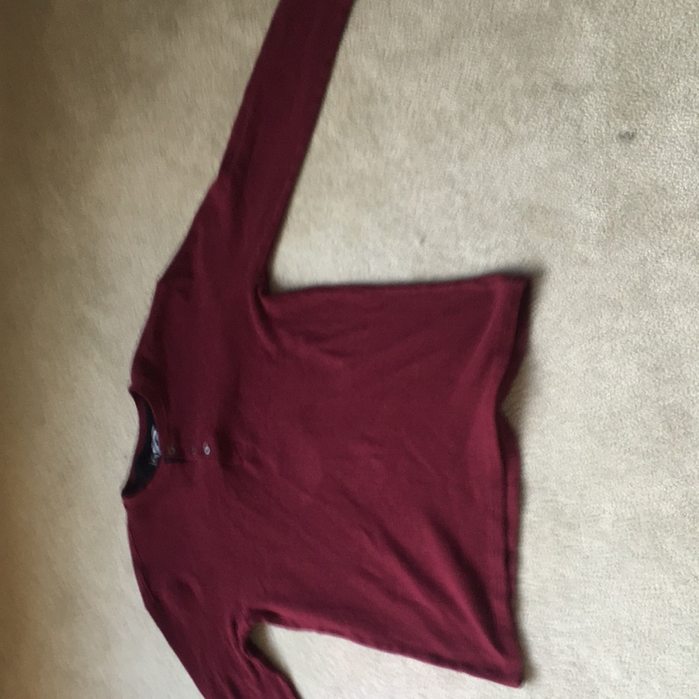 Avalanche thermal shirt, maroon red, size XL